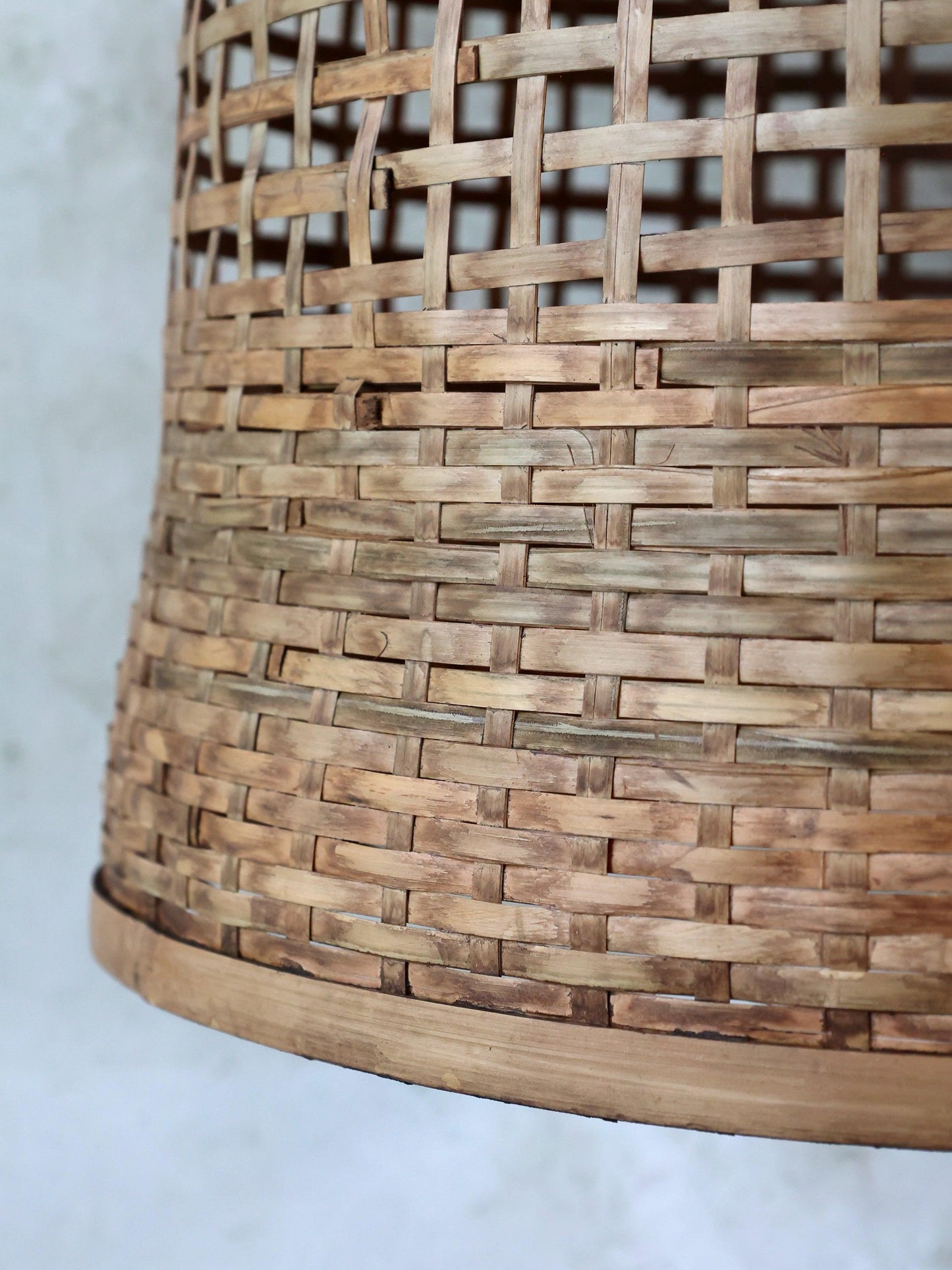 Woven Bamboo Pendant Light - Flo & Joe