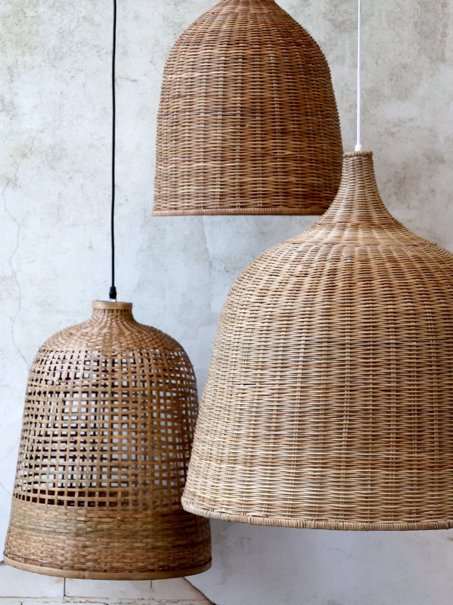 Woven Bamboo Pendant Light - Flo & Joe